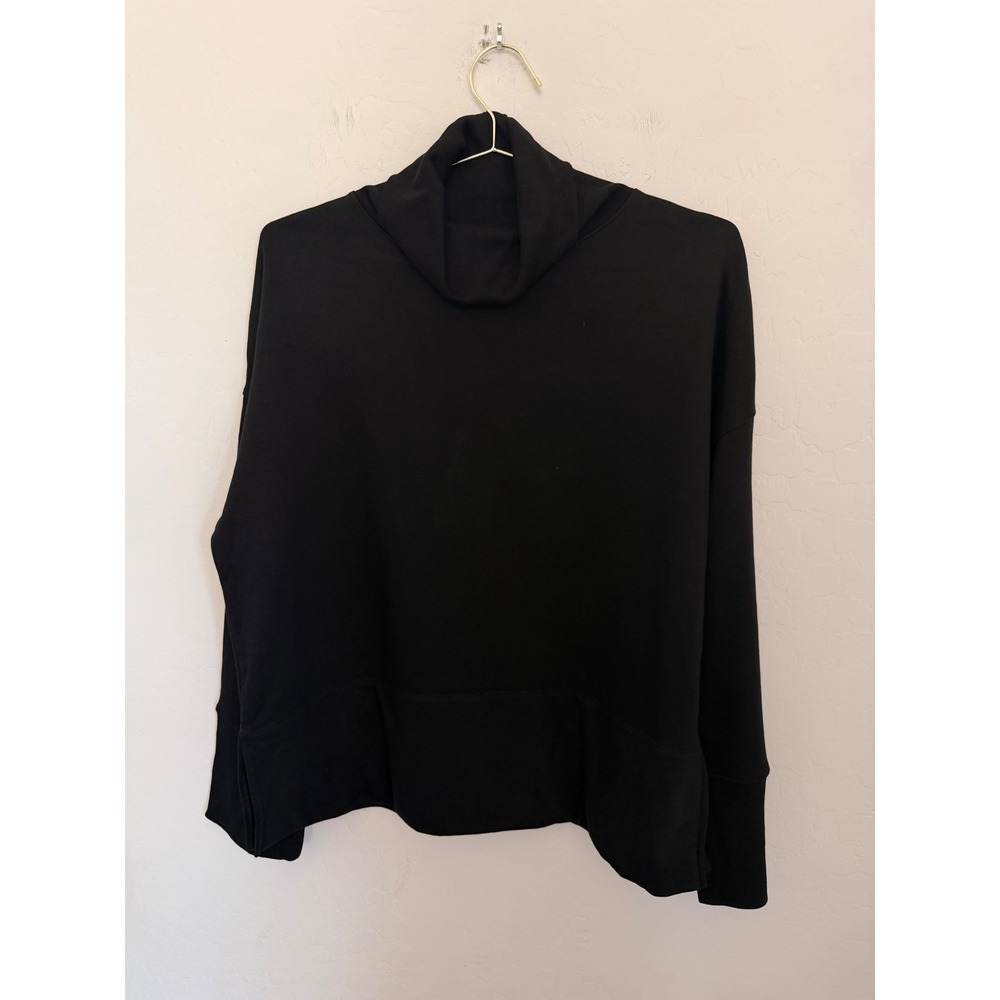 GAP Classic Black Turtleneck Oversized Minimalist Sweatshirt Pullover Small NWT